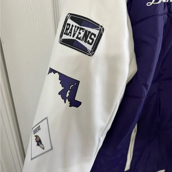 NWT Baltimore Ravens Full-Snap Jacket - Picture 4 of 6